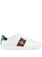 Gucci Leather Ace Bee Sneakers White