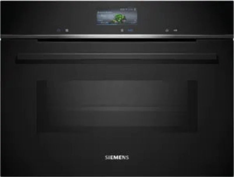 Siemens iQ700 Built-in Compact Microwave Oven 60 x 45 cm Black CM756G1B1