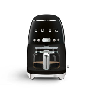 Smeg 245mm Black Retro Drip Filter Coffee Machine - DCF02BLSA