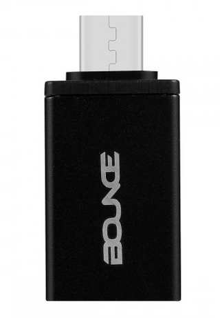 Bounce Adapt series Micro USB OTG Adaptor  BO-20012-BK