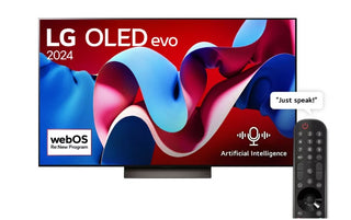 55" LG OLED evo C4 4K Smart TV AI Magic remote Dolby Vision webOS24 2024  OLED55C46LA.AFAB