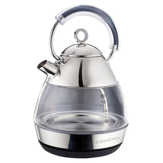 Russell Hobbs 1.7 Litre Pyramid Glass Kettle 861258 RHKAP3G