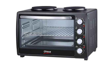 Univa 30L Mini Oven with 2 Solid Plates UMK30B