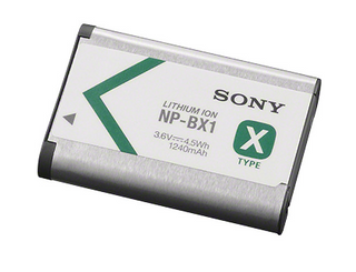 Sony Rechargeable Lithium-Ion Battery Pack (3.6V, 1240mAh) NP-BX1