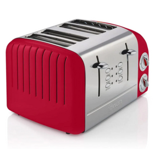 Swan Retro 4-Slice Toaster,  SRT6R/B/G