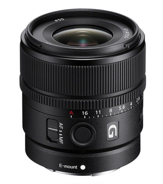 Sony E 15mm f/1.4 G Lens  SEL15F14G