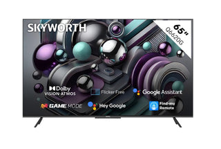 SKYWORTH 65” UHD QLED GOOGLE TV  65Q6620G