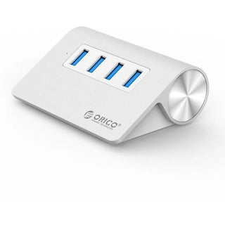 Orico 4 Port USB Hub / USB 3.0 / 32 Degree Aluminum
