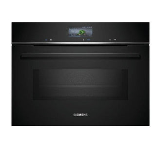 Siemens iQ700 Built-in Compact Microwave Oven 60 x 45 cm Black CM756G1B1