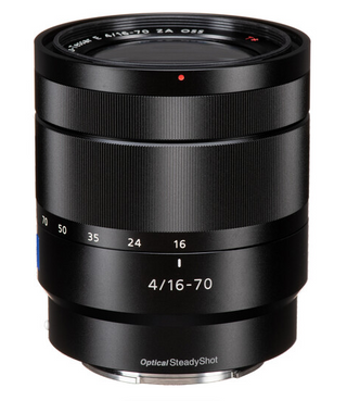 Sony E 16-70mm f/4 ZA OSS Vario-Tessar Lens  SEL1670Z