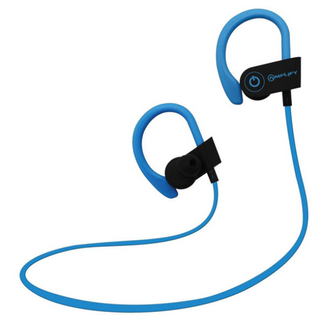 Amplify Tunes series Bluetooth Sport earhook earphones - Blue AM-1008-BL