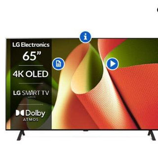 65" LG OLED B4 4K Smart TV AI Magic remote Dolby Vision webOS24 2024  OLED65B46LA.AFAB