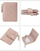 Bellade Bi-Fold PU Leather Slim Clutch Wallet Card Holder PU Purse