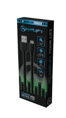 Amplify Charge Series micro USB charge cable AMP-20001-BK