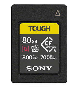 Sony CFexpress Type A 80GB R800/W700  CEA-G80T