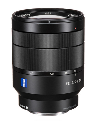 Sony FE 24-70mm f/4 Vario-Tessar T ZA OSS Lens  SEL2470Z