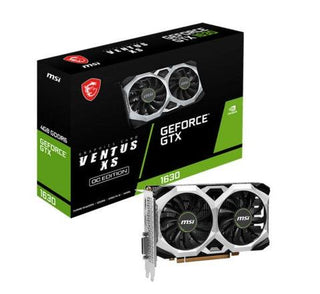 MSI Gaming GeForce GTX 1630 4GB GDRR6 64-Bit HDMI/DP/DVI Dual Fan OC Graphics Card