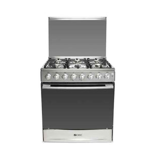 Zero 6 Burner Stainless Steel Full Gas Stove With Grill 6 PLATE ST/STEEL