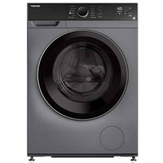 Toshiba 8kg Front Load Inverter Washing Machine - 1200rpm - Silver TW-BJ90S2ZA-SK