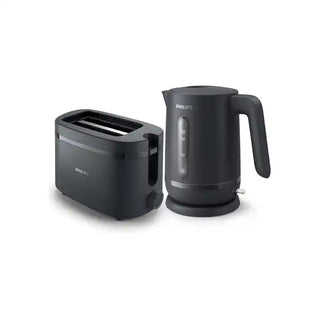 Philips Essentials Collection 1000 Series Bundle - Toaster & Kettle, HD2510/90+HD9314/90
