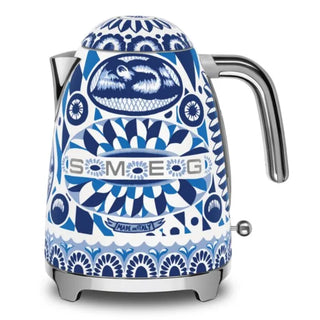 Smeg 1.7l Blue Mediterraneo D&G Electric Kettle - KLF03DGBEU