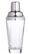 Kitchen Craft BarCraft Cut-Glass Cocktail Shaker with Stainless Steel Strainer, 400 ml  BARCRAFT400ML
