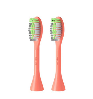 Philips One by Sonicare - 2 Brush Heads - Miami Coral - BH1022/01