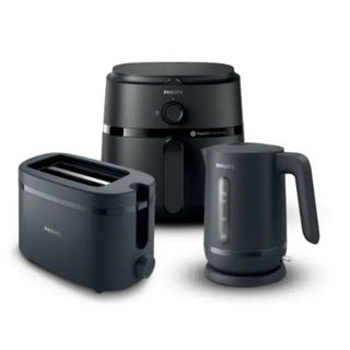 Philips Essentials Collection 1000 Series Bundle -Airfryer, Toaster&Kettle, NA130/00+HD2510/90+HD9314/90