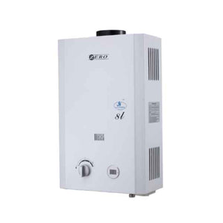 Zero 8L Gas Water Heater including Flu