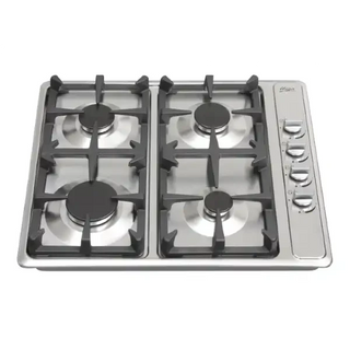 Univa 4 Burner Gas Hob Stainless Steel UGH04SS