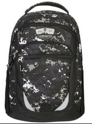 Volkano Champ Printed Backpacks 22L Cammo/Dots   VK-7034-CM/DT