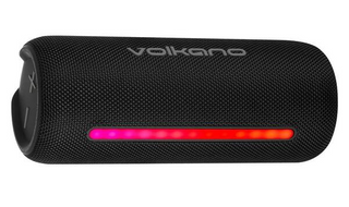 Volkano Rave Series Portable Bluetooth Speaker Black with grey buttons VK-3415-BK