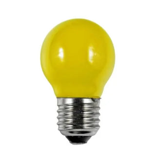 Flash   Non-Dimmable Yellow LED Golf Ball Lamp- XLED-GB03Y