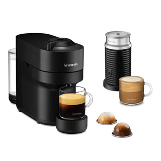 Vertuo Pop Liquorice Black + Black Aeroccino  Bundle