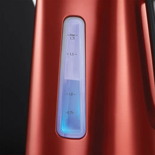 Russell Hobbs 1.7L Luna Solar Red Kettle 862996