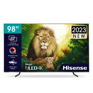 Hisense 98U7H Mega ULED 4K TV 249cm 98" Quantum Dot Colour HDR10+ Adaptive