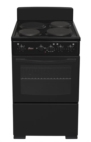 Univa Stove 3 Plates Black U305B