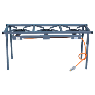 Totai 3 Pot Gas Boiling Table Grey 1000 x 600 x 700 mm 08/300C