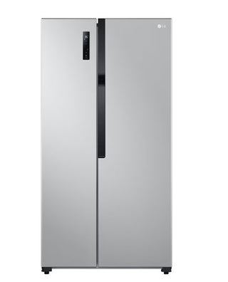 LG 519L SIDE-BY-SIDE FRIDGE SMART INVERTER COMPRESSOR - SILVER  GCFB507PQAM.AHSQESA