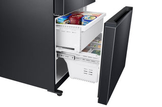 Samsung 470L Net Frost Free French Door Fridge - Gentle Black RF49A5202B1