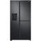 Samsung  3 Door Plumbed water & ice dispenser, 602 L, Gentle Black RS65R5691B4