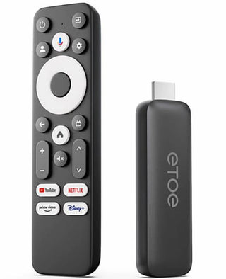 ETOE-T2 4K Google TV Stick (Google and Netflix certified Android 12)  T2GTV