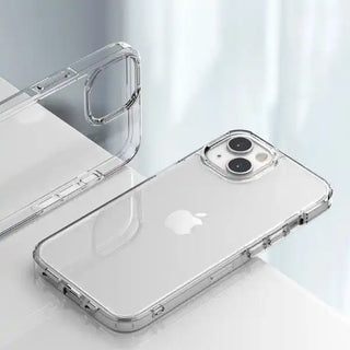 Liquid Crystal Case & Tempered Glass for iPhone 13 - Transparent
