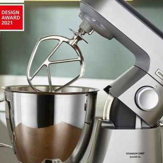 Kenwood - Chef Baker Titanium XL Kitchen Machine - KVL85.004SI