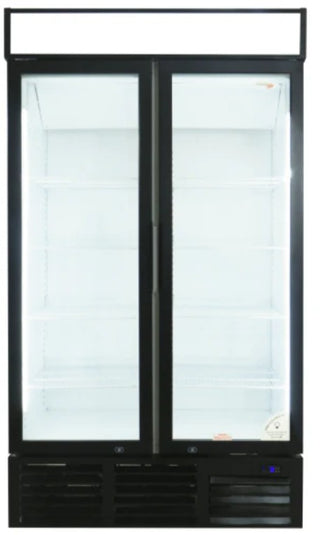 FRIDGE STAR Hinged Double Door Beverage Cooler  EH1135