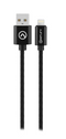 Amplify Linked series USB to Lightning braided cable Black 1M AMP-20009-BKSA