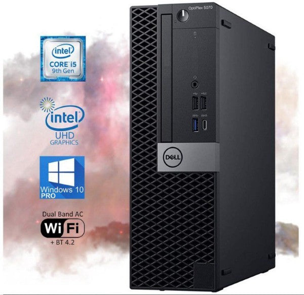 Dell OptiPlex 5070 Micro Tower, Intel Core I5, 16GB, 256GB SSD, Win 10 Pro MMM
