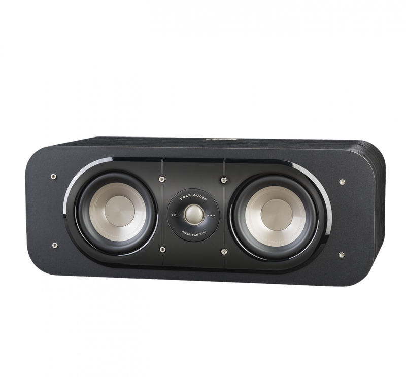 Polk Audio Signature Series S30 2-Way Center Channel Speaker – Black