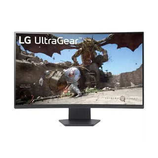 LG   32″ 32GS60QC UltraGear  VA  (2560 x 1440) QHD  180Hz  1ms  HDMI + DP  Curved  VESA | Gaming Monitor