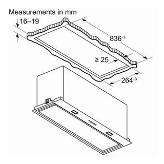 New Siemens IQ500 Canopy Extractor Hood – Stainless Steel (86cm) LB87NAC50